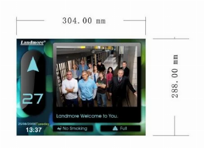 15" Multimedia Customizible Passenger Elevator LCD Panel for Otis