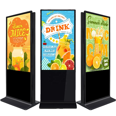 49" Ultra Slim Double Sided Floor Standing LCD Digital Signage Kiosk Advertising Display Digital Signage Totem