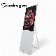  Portable Floor Standing LCD Digital Signage, 43 Inch Vertical Advertising Display