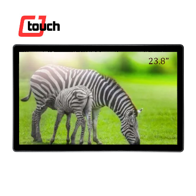 Touch Monitor 23.8" 24 Inch Open Frame Vending Machine Interactive Wall Waterproof LED LCD Display TV OEM ODM Kiosk Monitor