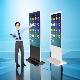 LCD Floor Standing Totem Dynamic Video Content 42 43 55 65 Inch Vertical Advertising Display Interactive Touch Screen Digital Signage Touch Screen Kiosk