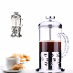 French Press Coffee Tea Pot Glass&Stainless Steel Coffee Jug Percolators