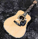 Custom Deluxe Abalone Binding Life Tree Inlay Solid Europe Spruce Top Acoustic Guitar manufacturer