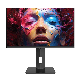 27 Inch FHD 1080P Flat Computer Monitor Ultra Slim Design AMD Freesync 2ms Response HDMI Displayport Vesa Compatible Adjustable Stand Desktop Monitor