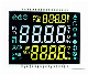 Custom 36 Pins Negative Transmmisive 12 Clock Va 7 Segment LCD Display