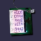  Customized Small Monochrome 7 Segment Type Character LCD Module Display