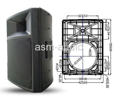 12" 2-Way Active/PA Speaker Box/Plastic Speaker/Cabinet