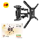 to Peru New Nb P5 Full Motion 40"-70"LCD LED TV Wall Mount Bracket 6 Swing Arms Rack Max. Vesa 600X400mm Max. Load 36.4kg