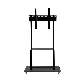 Landscape Black Public TV Floor Stand / Rack / Bracket