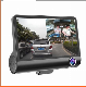 Dash Cam Camera Car 3 1080P Channel Lens HD Recorder Voice Without Internet Record Night Vision Dashcam Black Boxes