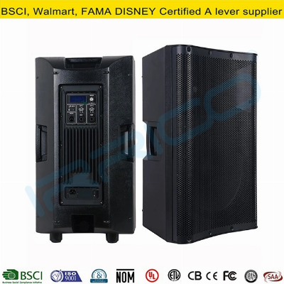 1400W High Power Factory OEM Professional Audio 15" Subwoofer DSP Sound Box Wireless Karaoke Sets Bt PA Speaker System Bocina Spare Parts SKD