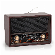 Retro Wooden Bluetooth with USB & TF Card Speaker