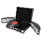 New Design Modern Portable Briefcase Vinyl Turntable Record Player