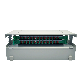 1U 19-inch 48 Core Optical Fiber Distribution Frame with Full Coupler and Optical Fiber Cable