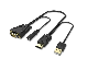 HDMI to VGA Converter Cable with 3.5mm Audio