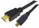 HDMI Cable Male to Micro HDMI Cable, Molding Plug Round Cable