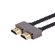 Slim HDMI Cable, Metal Head HDMI to HDMI Cable Slim Thin Ultra HDMI 4K Cable 1m