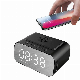  Clock Wireless Charger Modern Design Digital Bluetooths Speaker Clock with LED Display Radio Clock