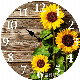 Manufacturers Cross-Border Retro Hanging Decoration Simple Wooden Wall Clocks