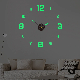 Creative Digital Luminous Clock Personality Home DIY Simple Wall Clock