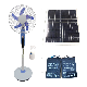 Acdc 220V 12V DC Solar Rechargeable Stand Fan Solar Power Fan