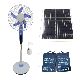  16inch 18inch Solar Rechargeable Stand Fan with LED /USB and Remote Control