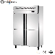  4 Doors Stainless Steel Kitchen Commercial Vertical Deep Freezer for Restaurant