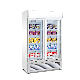  Upright Showcase Automatic Defrosting Ice Cream Display Freezer