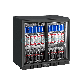  ETL Double Door Glass Display Mini Bar Cooler