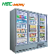  3 Glass Door Commercial Refrigeration Equipment Fridge Cooler for Supermarket