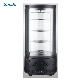  Round Glass Showcase Commercial Cooling Cakes Display Cooler 72L