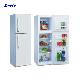 DC12V Double Door Top Mount Solar Energy Refrigerators