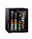  Matt Black Glass Door Compact Refrigerator Display Chiller