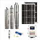 Sunseeker 4inch Upgrade Solar Powered Water Pump, Submersible Solar Water Pump, Screw Solar Pump for Deep Well