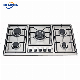 Stainless Steel Built in Panel Copper Five Burners Cooktop Stove Gas Hob