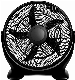 20 Inch Plastic Box Floor Fans Outdoor/Indoor, Black