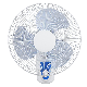 Strong Airflow Elegant Design Wall Fan with Synchronous Motor