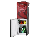 Tempered Glass Model Hot and Cold and Three Taps Water Dispenser with Refrigerator