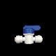 1/4 Ball Valve Water Filter Pressure Tank Valve RO Free Card Quick Water Filter Spare Parts