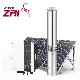 Zri 4 Inch AC/DC Hybrid Solar Water Pump, Acdc Automatic Switching Solar Submersible Pump, Solar Pump for Irrigation