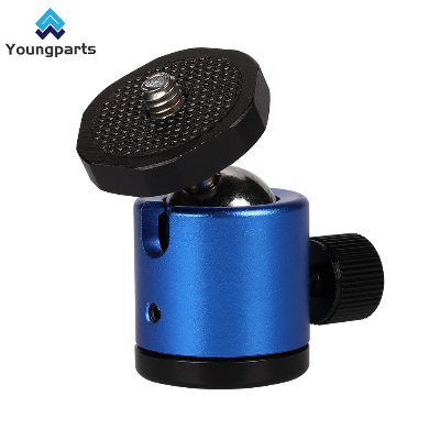 Youngparts Ring Light Camera Cold Shoe Tripod Mini Ball Head Bracket Holder Mount 1/4" to 3/8" Tripod Ball Head