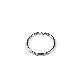 Made in China 2020 Hot Sale Custom Stainless Steel Round Split Ring Key Chain Ring Connector Keychain with Nickel Plated