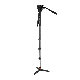 E-Image Carbon Fiber Video Monopod with Flat Fluid Head (MC600+610FH)