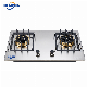  Auto Ignition Set CKD SKD Two Burner Gas Cooker Honeycomb Burner Gas Stove Stainless Steel 2 Burner Cooktops