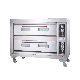  Gas Type 2 Decks 6 Trays Bakery Oven