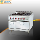 Commercial Four Burner Gas Cooking Stove Range with Gas Oven