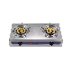  Home Kitchen Stainless Steel Commercial Cooktop Popular 2 Burner Gas Stove