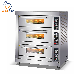  Top Quality Electric Deck Oven for Bread Baking Equipment 3 Deck 9 Trays Commercial Pizza Bread Stove Oven