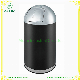  Bullet Head Shape Waste Bin Trash Can Dustbin