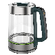 High Quality 1.7L New Design Transparent Electric Glass Kettle with Tea Infuser